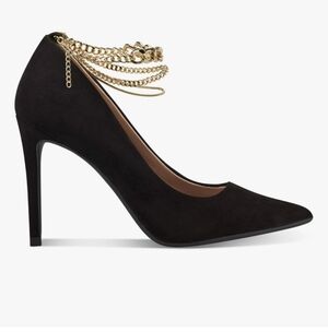 NWT INC International Concept Women's Sadelle Chain Detail Pumps Size 8.5M